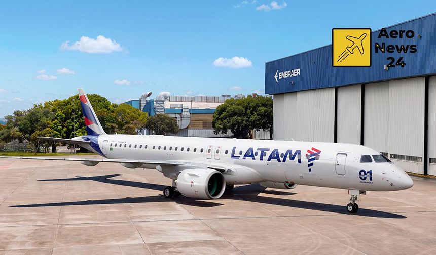 LATAM'ın 24 uçaklık E195-E2 filosuna Embraer güvencesi